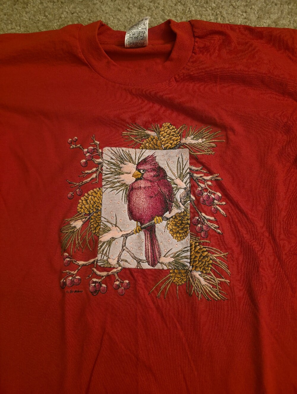 Red Cardigan - Picture 2 of 3